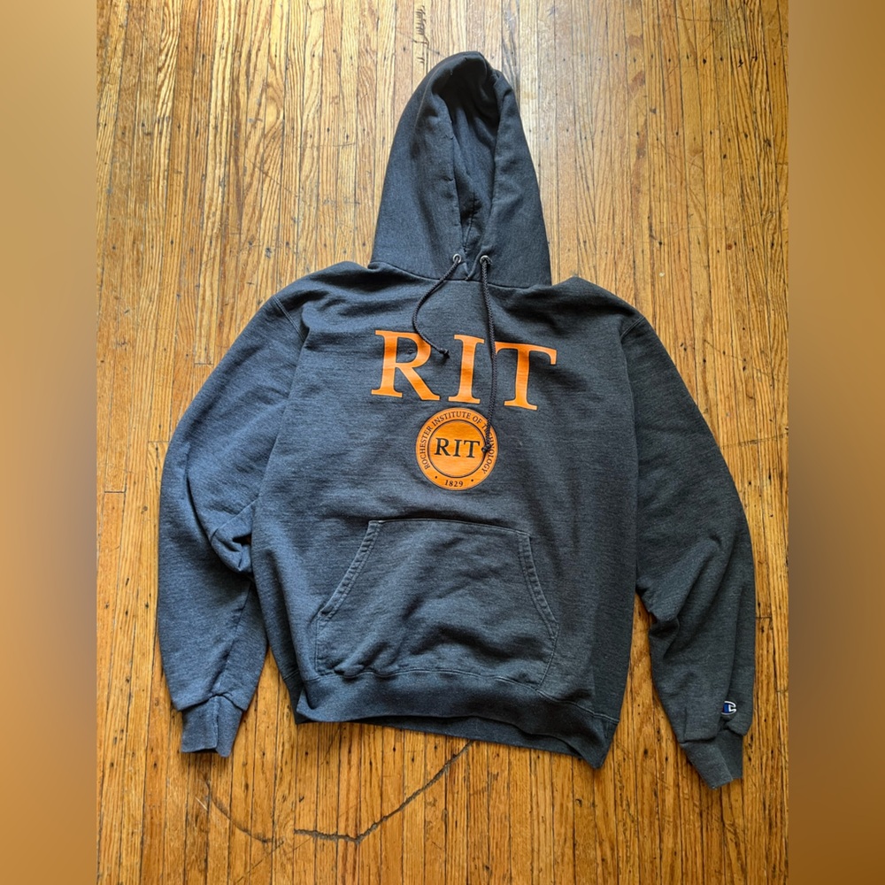 Champion Gray Athletic Hoodie